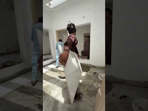 adding tiles in the house