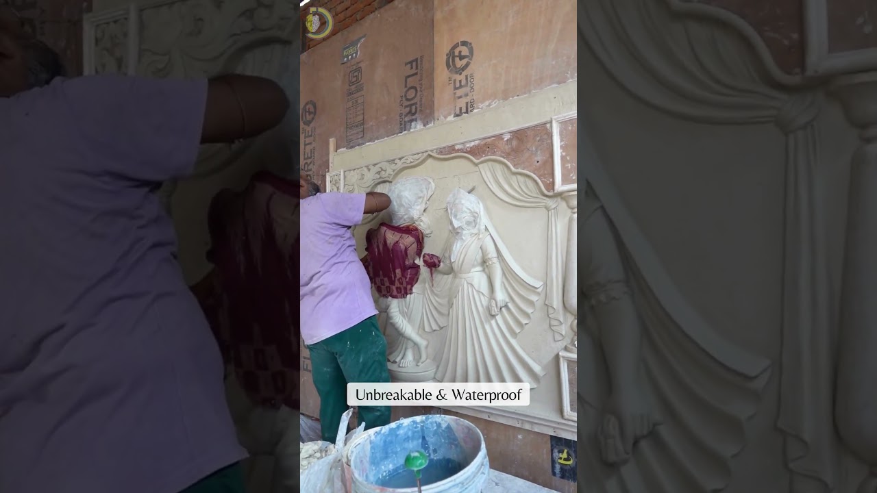 🌺 Radha Krishna – 5x4ft Wall Mural | Divine Love, Eternal Devotion & Spiritual Grace 🎨🙏