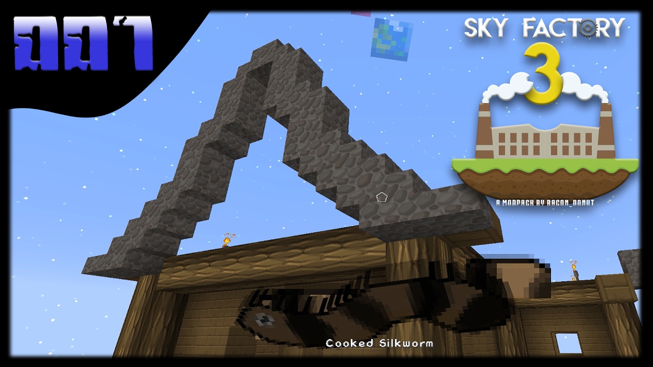 Minecraft Sky Factory 3 ☁ #007 - Häuslebau [FTB Modpack] [Minecraft ...