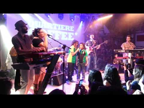 Mighty Emmanuel and Lion Shiloh 1st single "Yes Mama"at Quartiere Coffee show 15/04/2016 ,Grosseto .