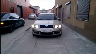 Skoda Superb I. С установленными светодиодными лампами. Skoda Superb I. С установленными светодиодными лампами.