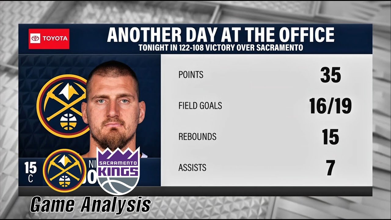 НБА 🐐 ДОМИНИРУЕТ ЙОКИЧА! «Наггетс» заставляют «Кингз» замолчать и дают предупредительный бросок З...