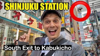 Shinjuku Station South Exit to Kabukicho