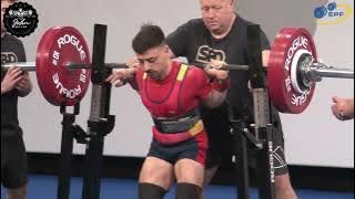 Ivan Campano Diaz - 1st Place 585kg Total - 59kg Class 2024 European Classic Championship