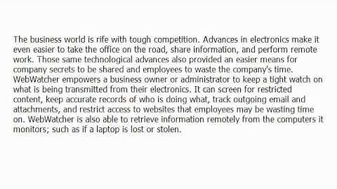 webwatcher review.wmv