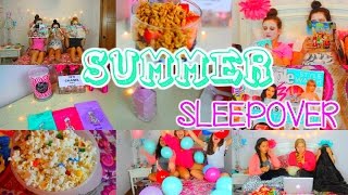Summer Sleepover!! Essentials, What To Do \& DIY's