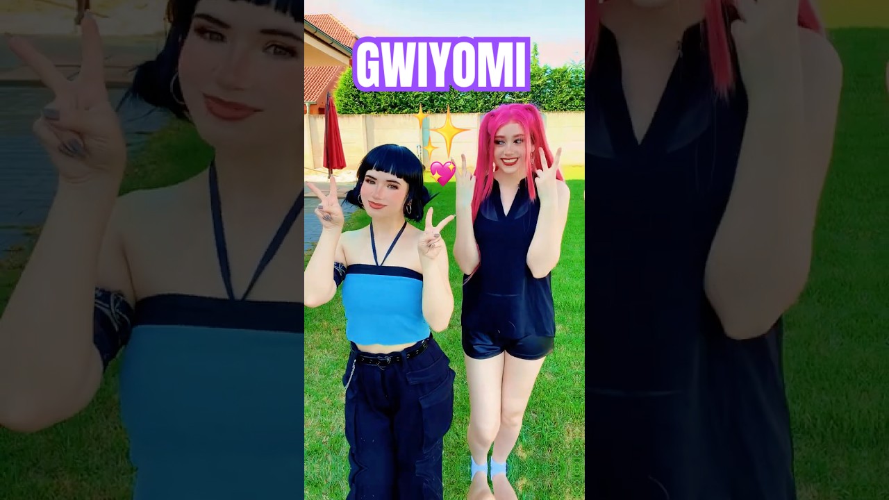 Gwiyomi dance | Zoey & Mira @witchera_ #cosplay | K-Pop Demon Hunters #kpopdemonhunters #netflix