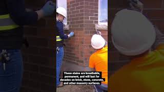 Brick staining NOT painting with #mikeholmes