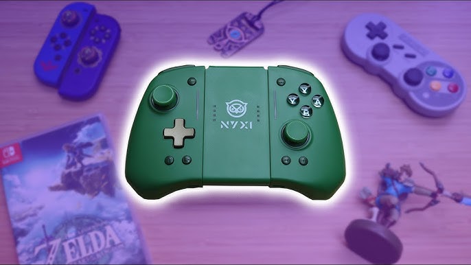 NYXI Hyperion Transparent Style Wireless Joy-pad with 8 Color LED for  Switch/Switch OLED, Hyperion switch controller with RGB Lights,  Programmable