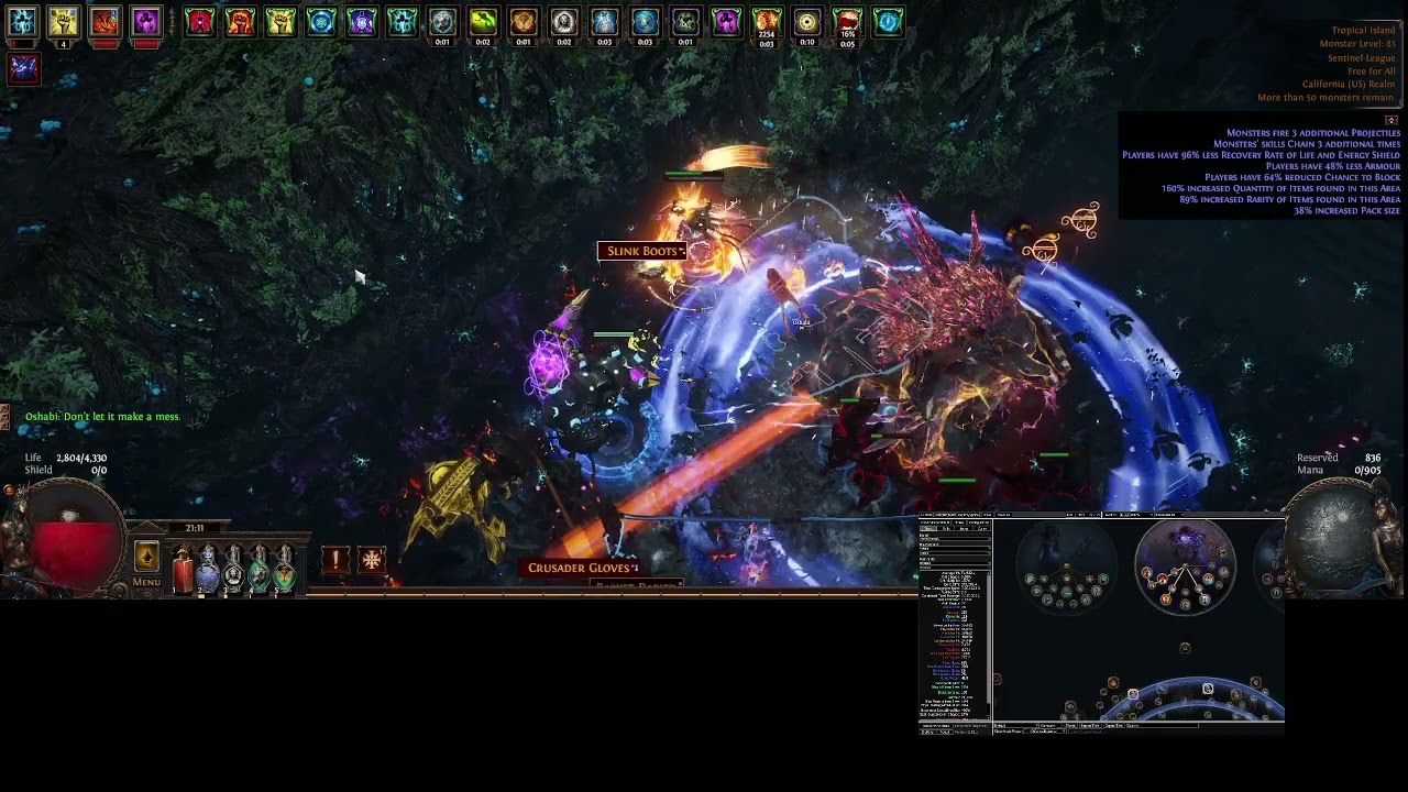 PoE 3.18 Frostblink Ignite Elementalist Map Demo