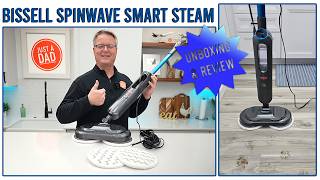 Bissell Spinwave Smart Steam Mop 3897A  UNBOXING & REVIEW  *Quiet and Glides Easy*