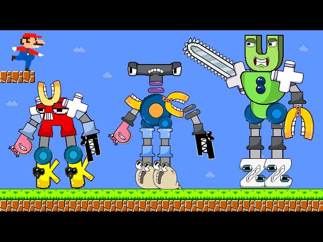 Roblox Alphabet Lore Robot Mighty Alpha Mega Zord !  Roblox Alphabet Lore  letter F has hidden a secret giant robot in his cave called the Mighty  Robot Alphabet Mega Zord and