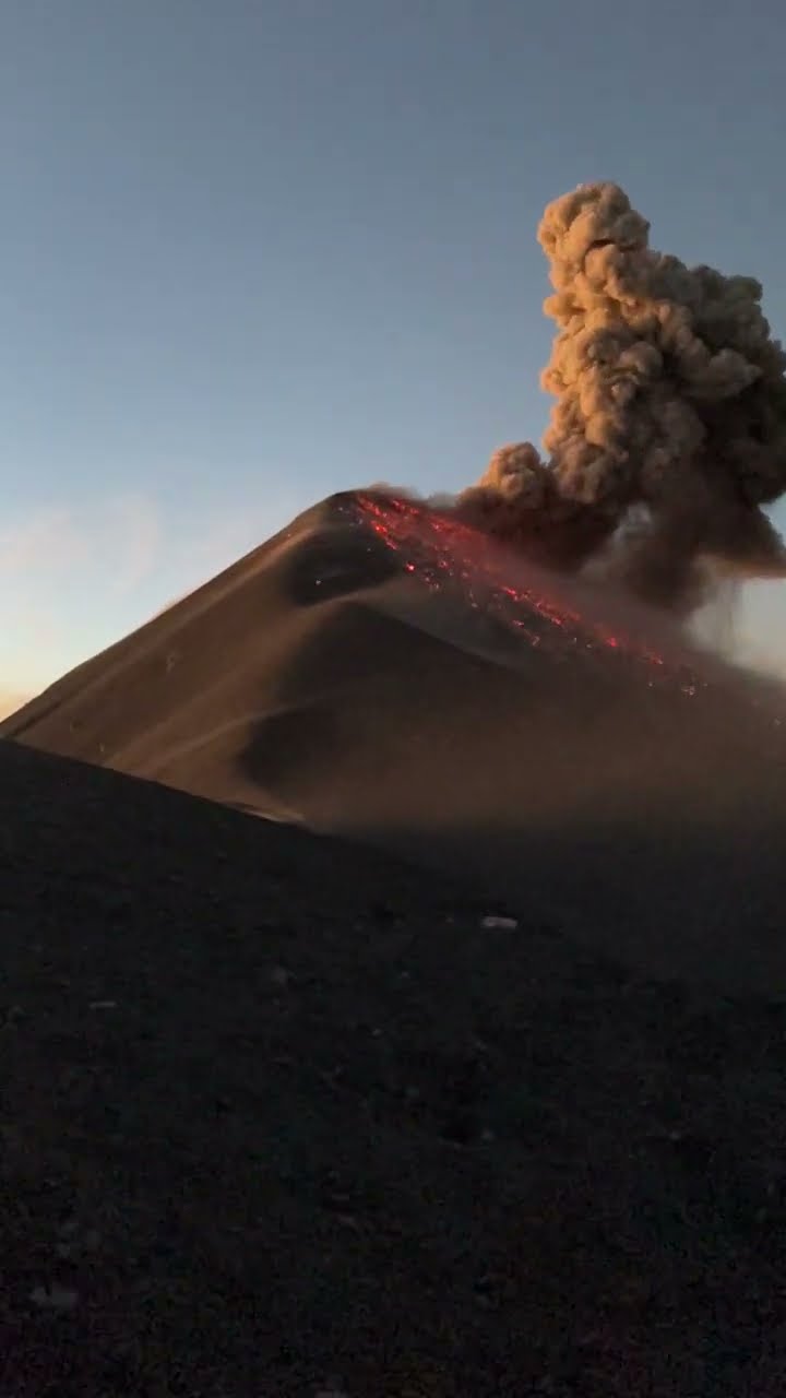 Fuego Volcano Explosion || ViralHog