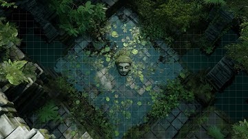 D&D | Vinecrest Part 1 Grid | Animated Battle Maps