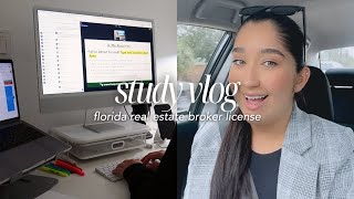 STUDY VLOG  getting my florida real estate broker license at 22  part 2: taking the course