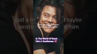 Just A Reminder Taylor Wrote This Song For Him  harrystyles taylorswift viral shorts 1d