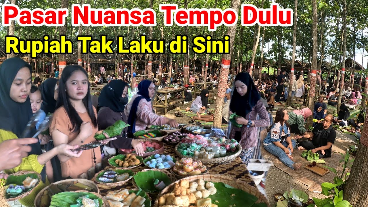 Pasar Nuansa Kuno  Paling Ramai di Wonogiri | Pasar Dhoplang