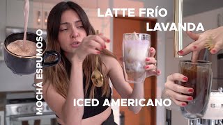 Cómo preparar café de cafetería FANCY en casa y más barato... 3 recetas | Vlog #44