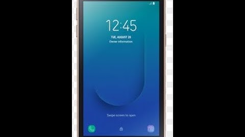 SAMSUNG GALAXY J2 CORE SM-J260F FRP BYPASS