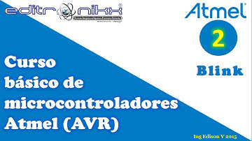 curso basico de microcontroladores atmel(#2 blink)