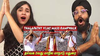 Tvk Vijay Mass Entry Reactionrdan Walk At Tvk Madurai Maanadu  Thalapathy Vijay