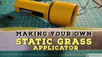 Make your own Static Grass Applicator - for layouts and Dioramas