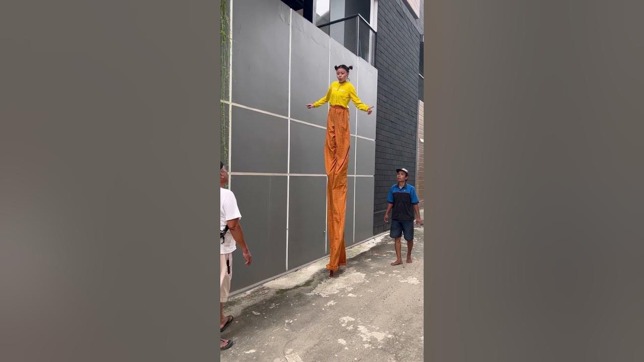 Cara Menjadi Tinggi ! Gawat sampai Kena Awan #shorts Nasya kaila Nazifah