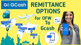 ... mga iba't ibang options for ofw para magsend ng pero to gc...