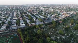 Trains near Spider-Man’s High School Aerial