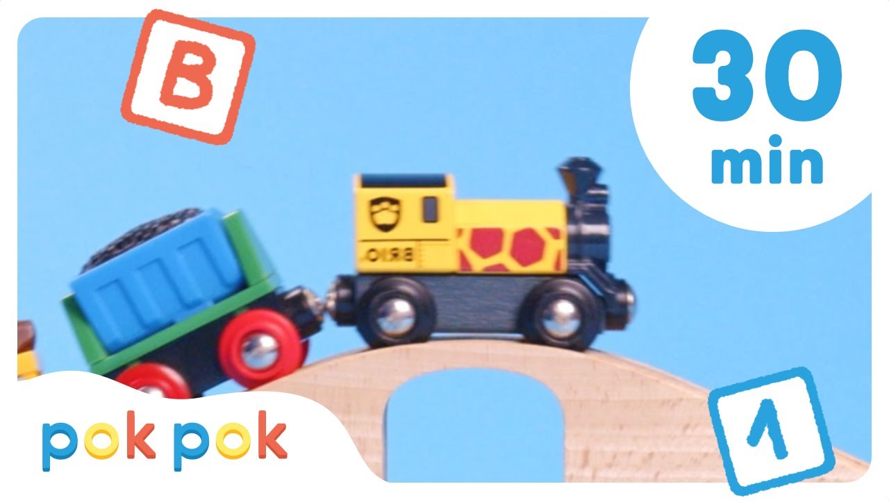 Alphabet, Music, & Shapes 🐞🎵  | 30 mins of Calm Toddler Learning | Pok Pok