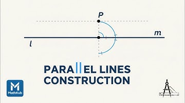 How to Construct a Parallel Line to a Given Line (Compass & Ruler Construction) | Geometry 