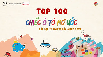 TOP 100 tranh xuất sắc nhất Chiếc ô tô mơ ước 2024 – Toyota Bắc Giang