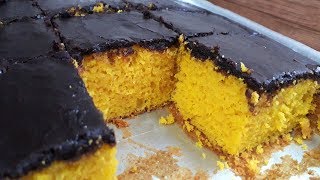 Bolo de Cenoura com Cobertura de Chocolate Durinha