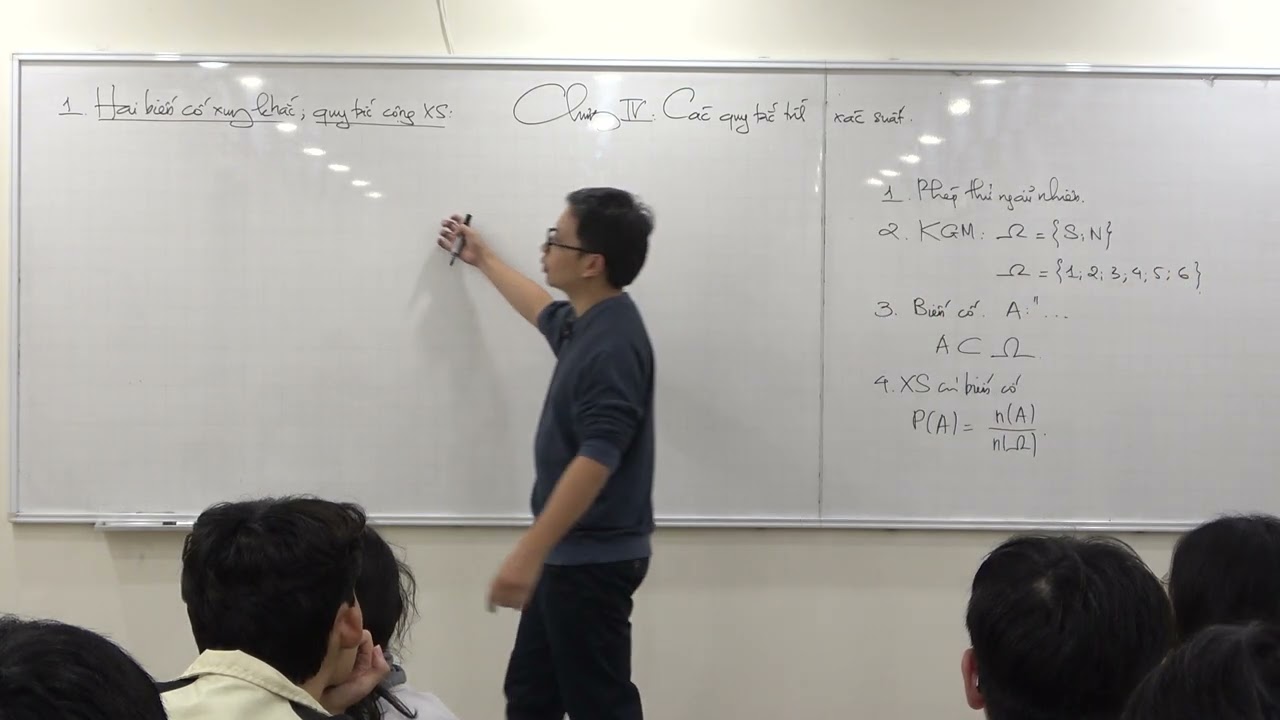 Đại 11: Các quy tắc tính xác suất 1