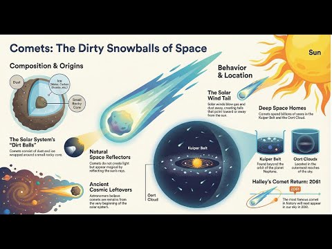 Comets: Dirty Snowballs of Space | Best Learning Videos | Apna Schools English