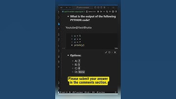 Python Quiz #76: Use of Variables Quiz for Beginners |  Python MCQs | Python For Beginners