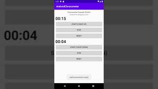 Chronometer example (Kotlin)