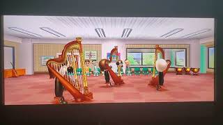 Wii Music Turkey In The Straw Harp Quartet