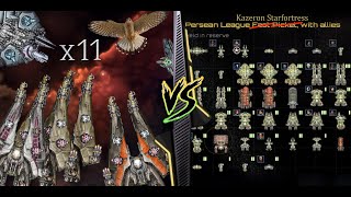 STARSECTOR - Falcon Spam vs Kazeron and All-League Aegis