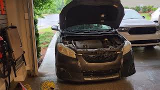 How to solve windshield washer Toyota Matrix not working or low poor meh flow from nozzle car truck