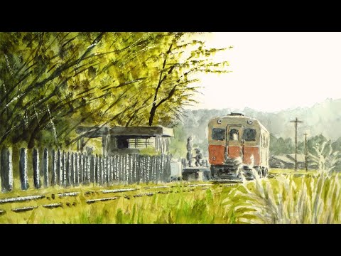 mitukiさま専用（原画）秋の夕空がささやく【A5サイズ／水彩画／#2615】 marocherrymomi様専用／手描きイラスト 原画 水彩画 「秋の
