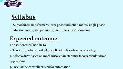 EE311   subject Introduction