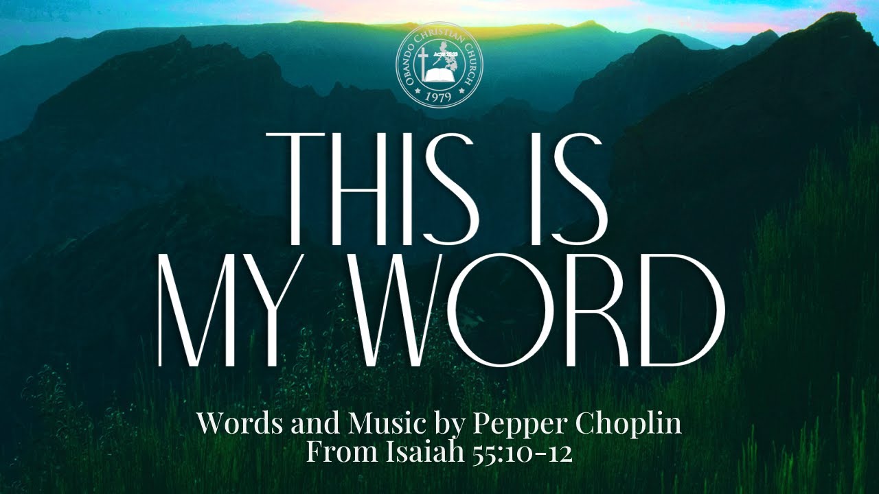 This is My Word - INSTRUMENTAL | Lyrics | SATB - YouTube