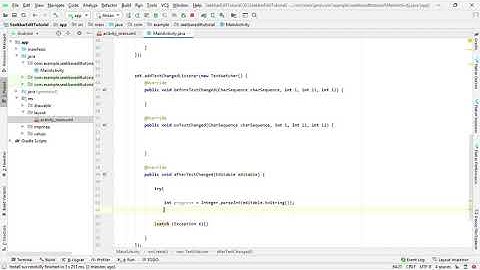 Adjust seekbar with edittext and vice versa(part-2)