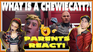 PARENTS REACT TO CHEWIECATT (OMG) | CHEWIECATT UPSIDE DOWN FORTNITE REACTION VIDEO AND FIRST LISTEN!
