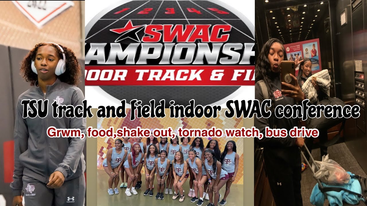 Tsu Track and Field SWAC Indoor conference Track meet Vlog Part 1