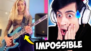 Video thumbnail of "This Tik Tok Bassist Plays BASS Better Than Me??"