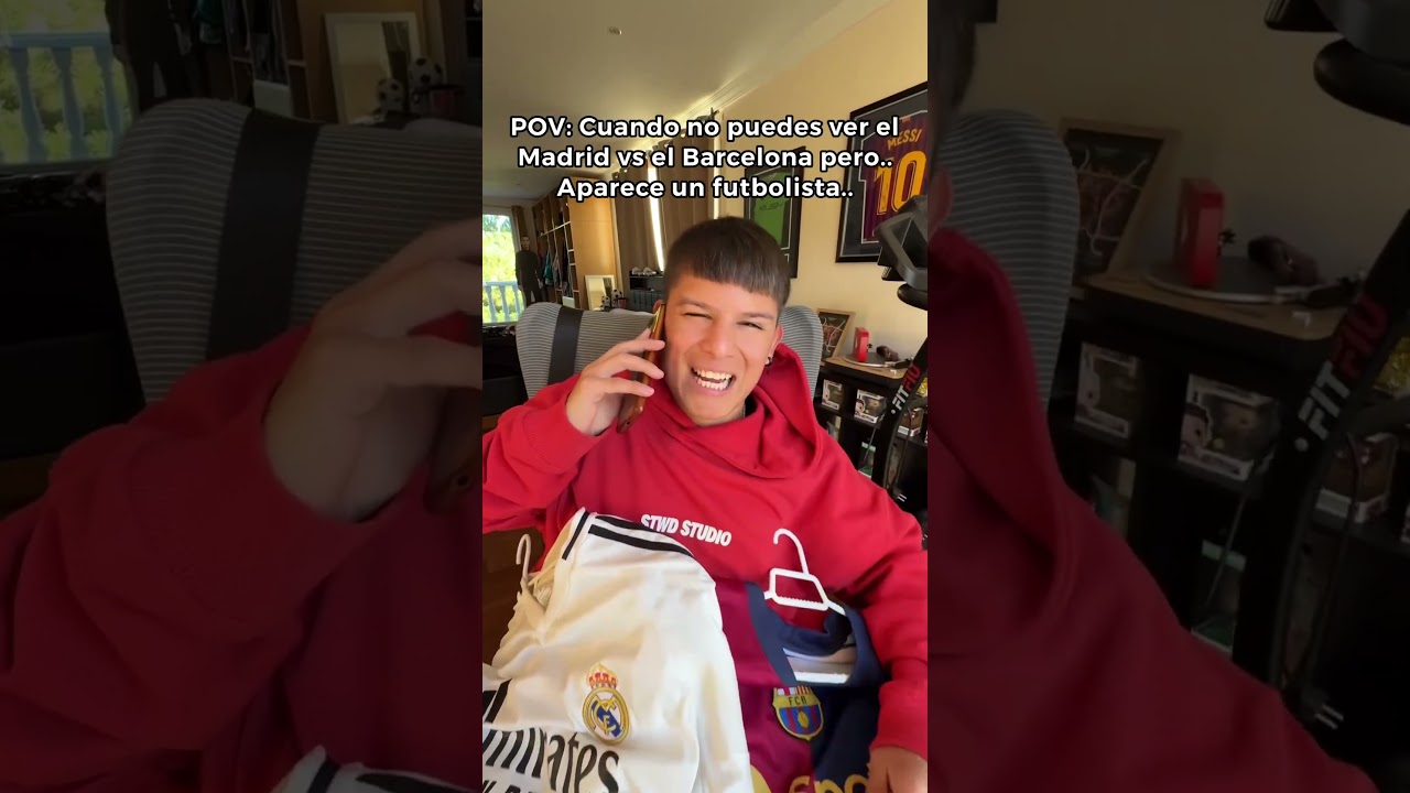 POV: Cuando No Tienes Entradas Para El Madrid Vs Barcelona Pero.. 😂🚀 Paul Ferrer 
