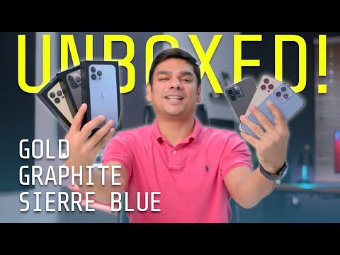 iPhone 13 Pro Max UNBOXING in THREE COLOURS!