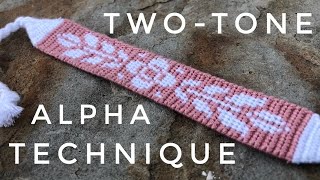Two-Tone Alpha Technique Tutorial Friendship Bracelets